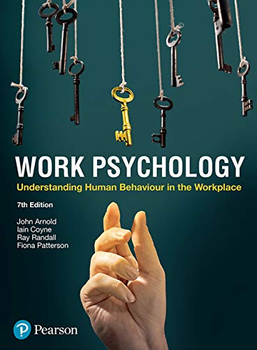 Work Psychology (7th edition) BY Arnold - Orginal Pdf